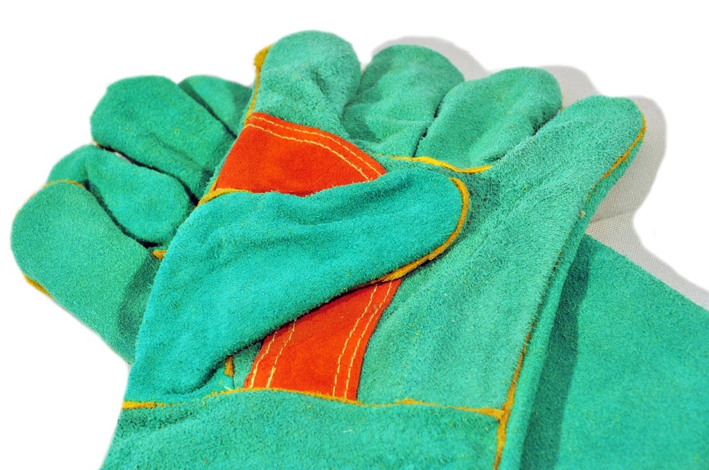 Guantes Soldador Reforzado c/Kevlar &quot;Verde&quot;