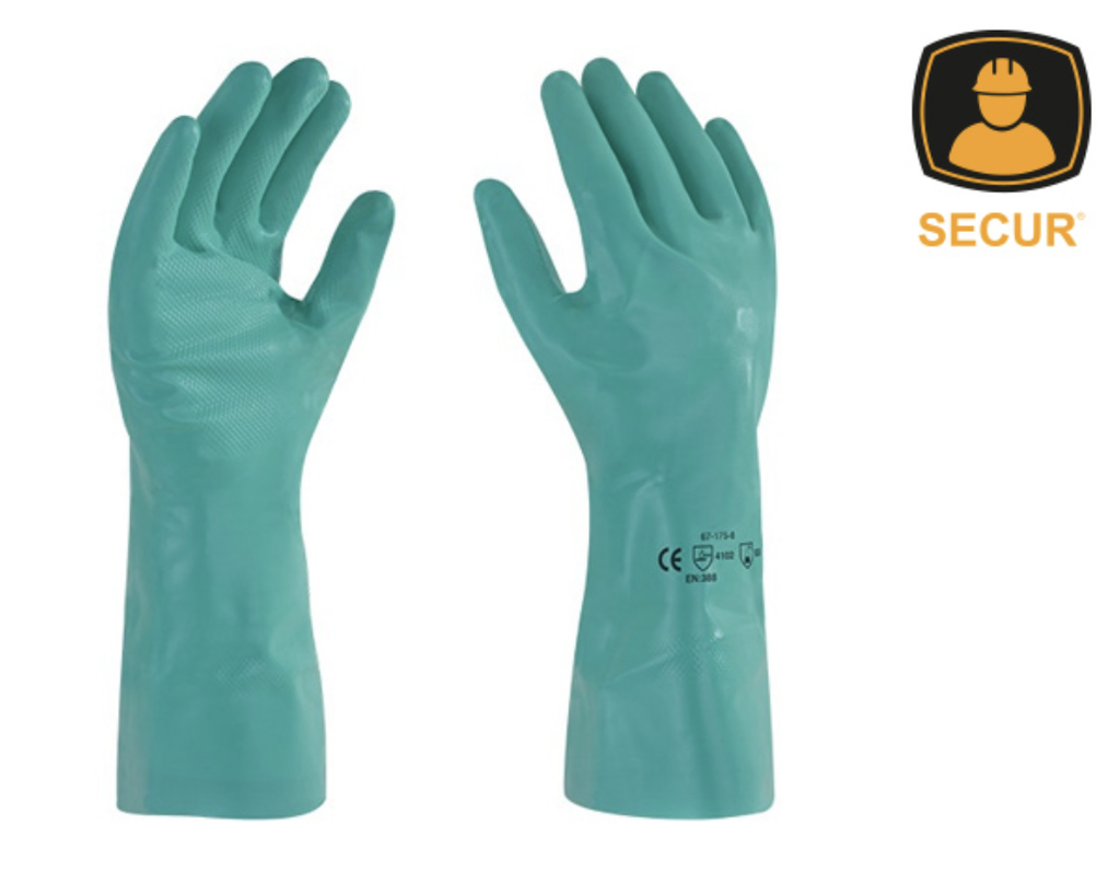 Guantes Nitrilo Verde - Talle 7