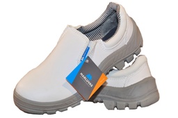 Zapato de seguridad blanco - Puntera Plástica